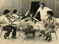 מסיאן רביעייה בקורס עם רמי שבלוב 1975